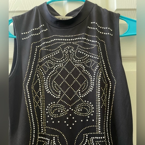 Black rhinestone dress - Picture 3 of 4